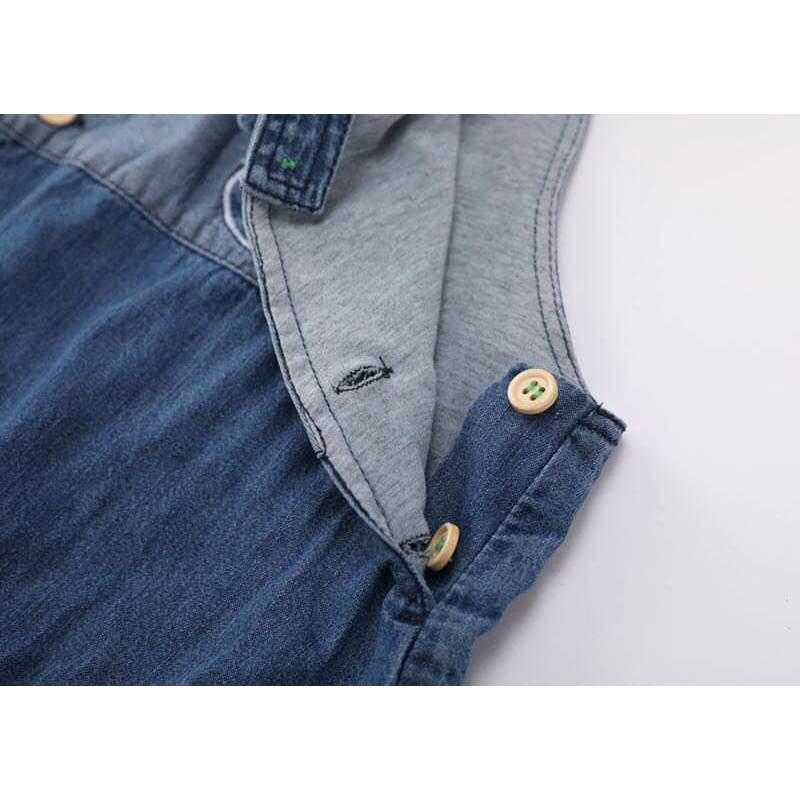 Yếm bò cho bé trai và gái hiệu Zara có khuy cài cho bé chất vải mêm nhẹ size nhí