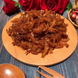 CÁ CƠM KHO SẤY TIÊU LON 500GRAM