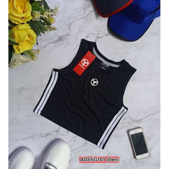 Áo croptop nữ sát nách ba lỗ thun không tay kiểu ôm body tank top vải cotton co giãn tốt phong cách Hàn Quốc