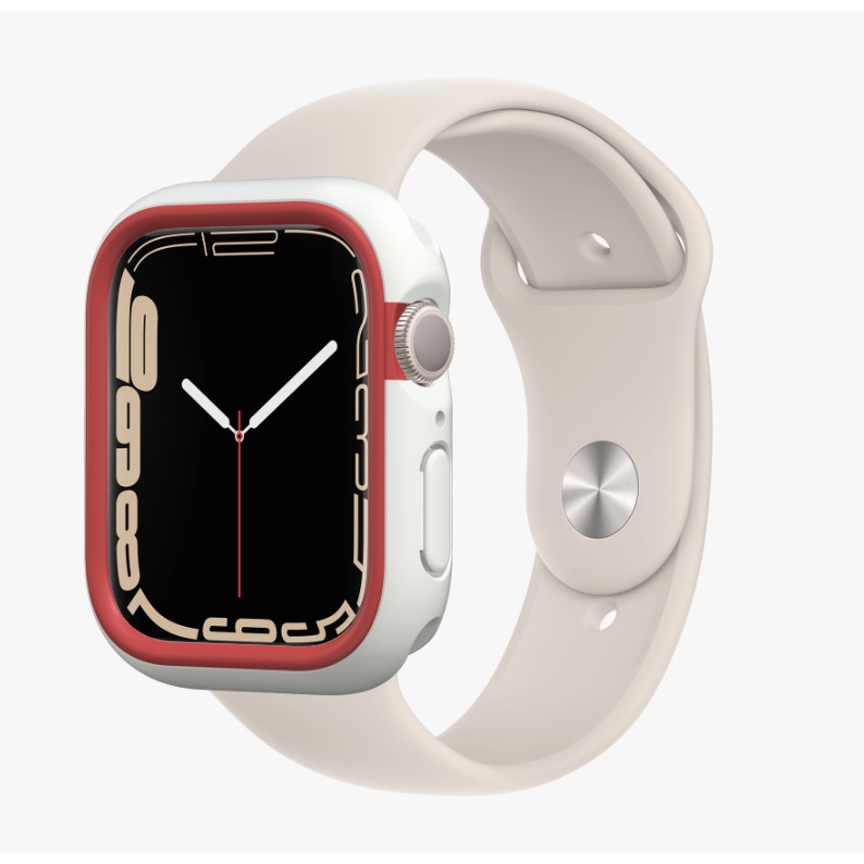 Ốp viền Rhinoshield CrashGuard NX iWacth màu trắng mix Series 4/5/6/7/SE size 38/40/41mm 42/44/45mm