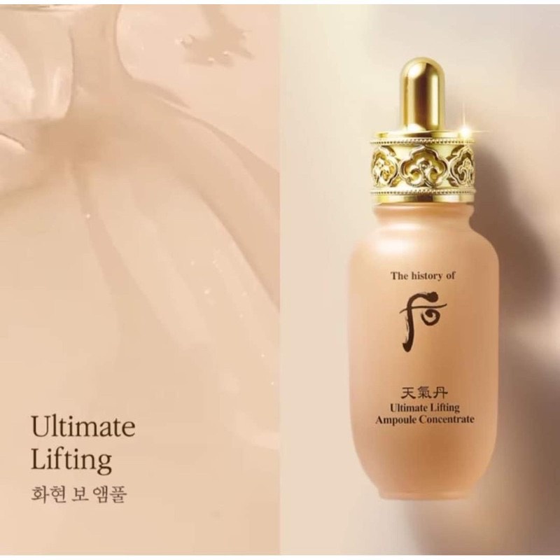 1 gói serum chống lõa hóa Whoo Ultimate Lifting Ampoule Concentrate