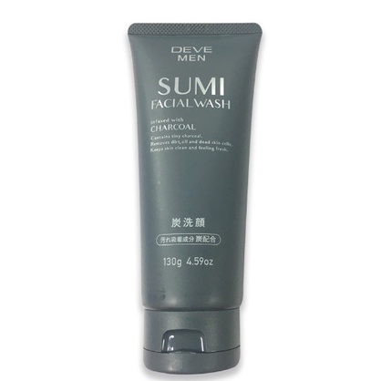 Sữa rửa mặt dành cho nam, bằng than hoạt tính Sumi Nhật Bản 130g