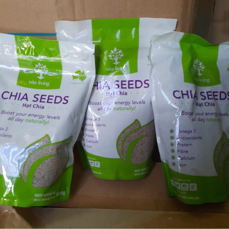 Hạt Chia Trắng Organic ------Chia Seeds-----500g