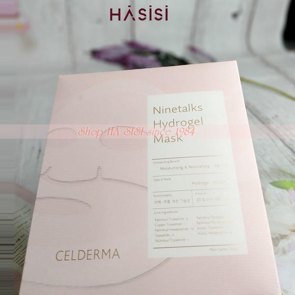 Mặt Nạ Thạch CELDERMA Ninetalks Hydrogel Mask 30g x4 Miếng