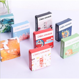 Set 40 Sticker 4 Kiểu Dáng Dễ Thương Trang Trí Sổ Tay