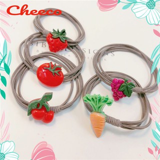 Dây buộc tóc hình rau củ quả siêu cute