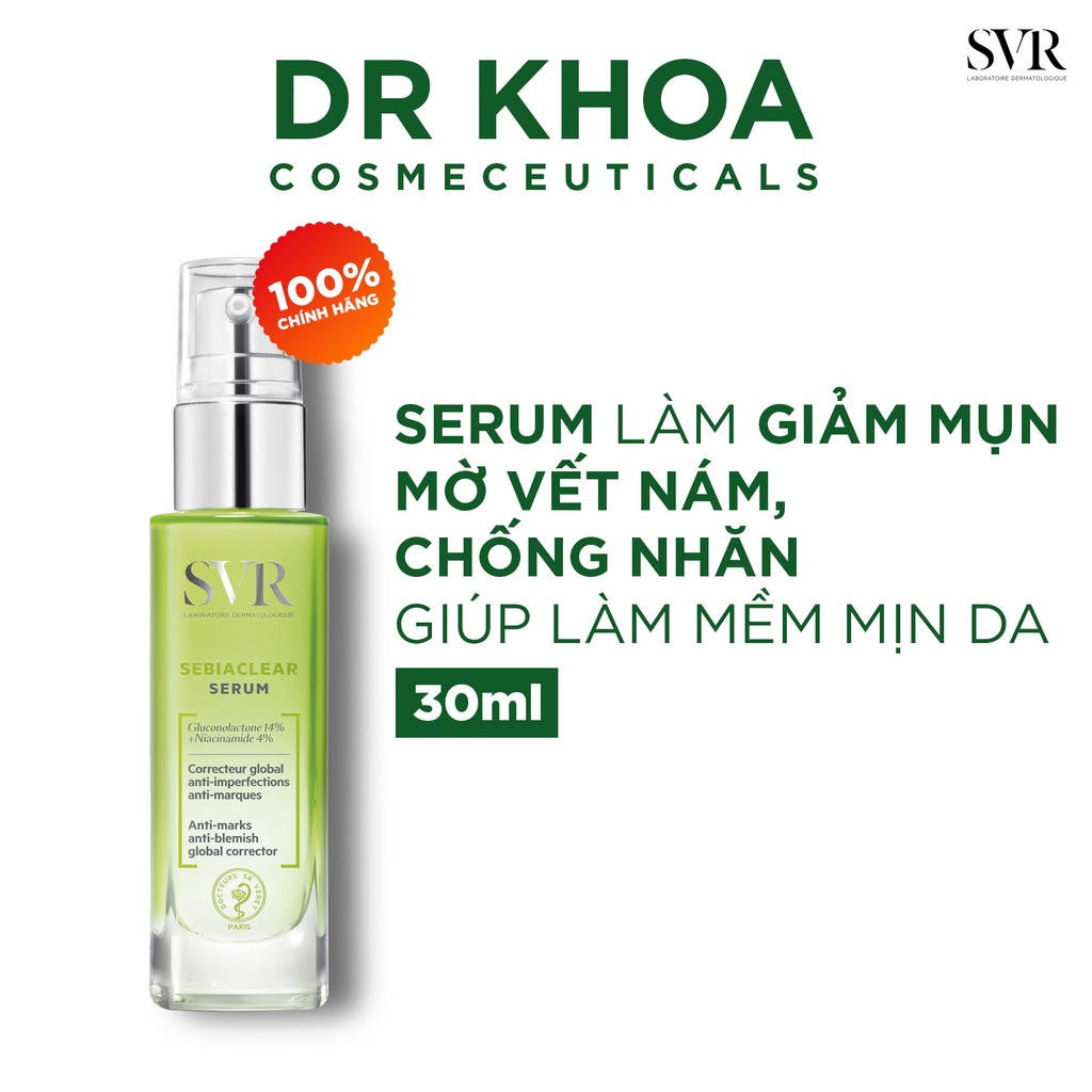 [CHÍNH HÃNG] Tinh chất hỗ trợ giảm mụn SVR Sebiaclear Serum (30ml)