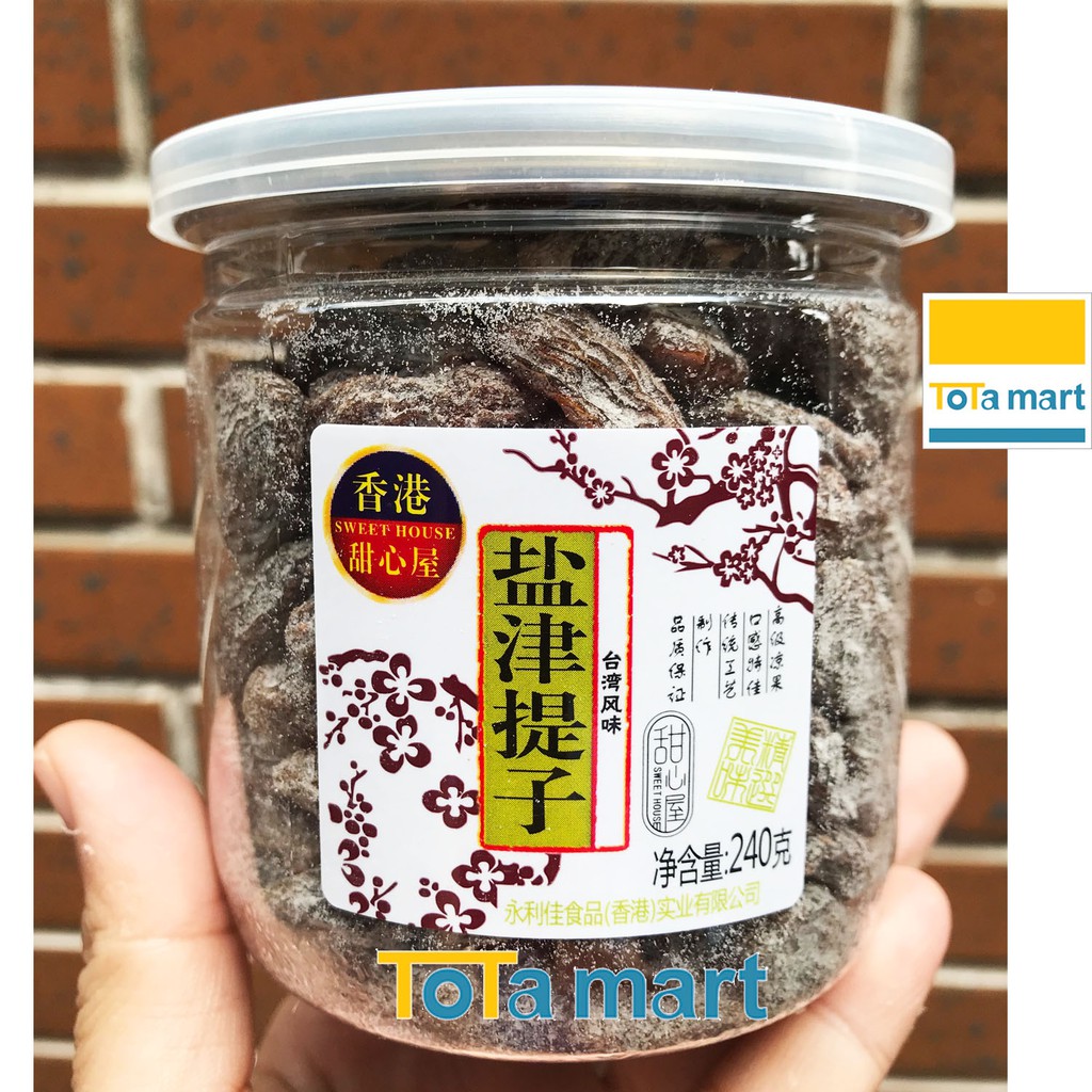 Xí muội nho muối Sweet house 240g. NSX 11/2021