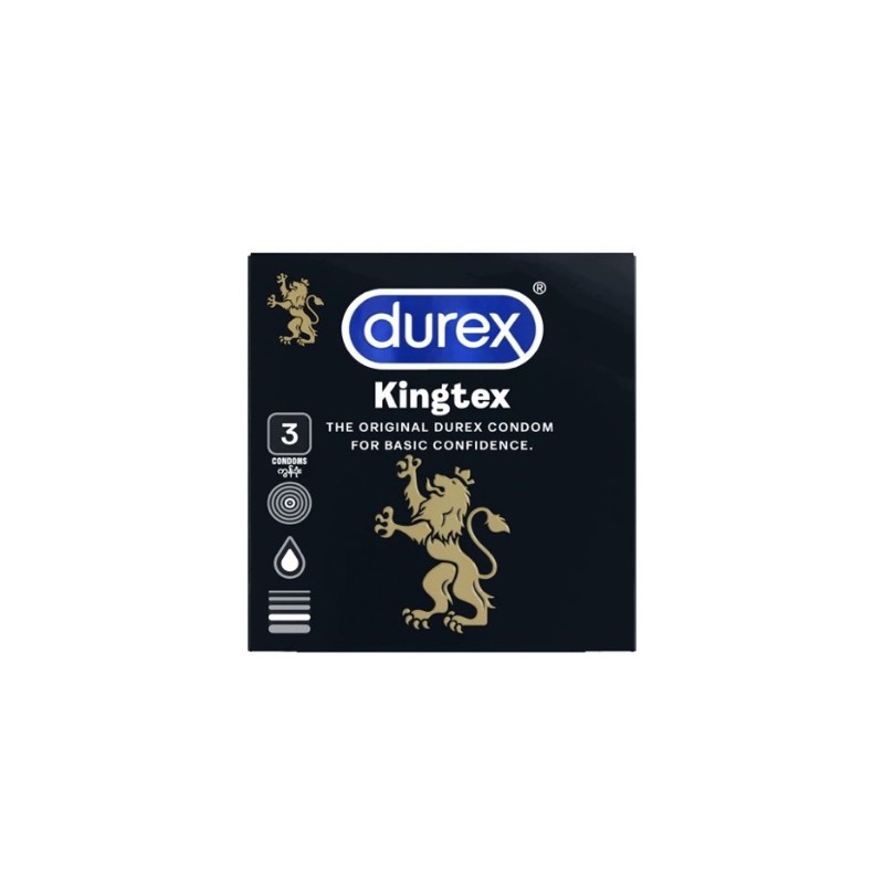 Bao cao su Durex KINGTEX ( HỘP 3 BAO ) - An toàn, sức khoẻ Mabu Shop