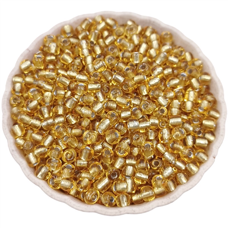 100 Hạt Xỏ Lỗ 4mm Nhiều Màu Cho Làm Trang Sức Thủ Công Mới