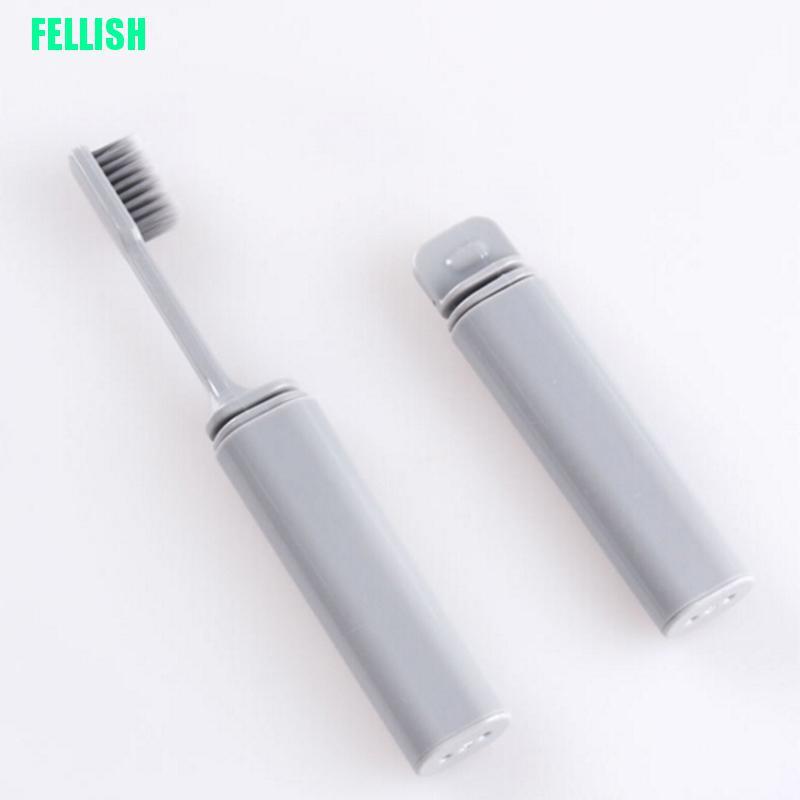 Bàn chải đánh răng lông mềm có thể gấp gọn mang theo khi đi du lịch