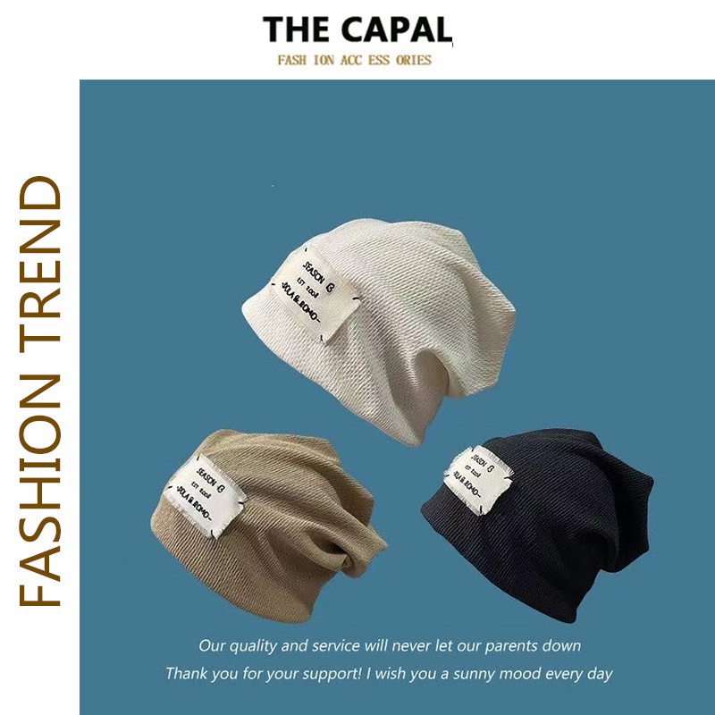 Mũ len THE CAPAL dệt kim đơn giản dành cho cả nam và nữ