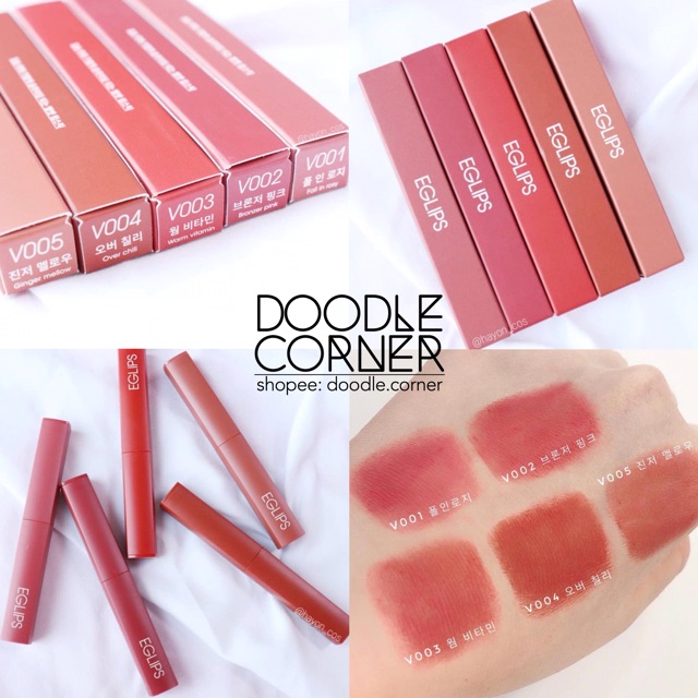 [NEW] Son thỏi lì Eglips Muse In Velvet Lipstick 2019