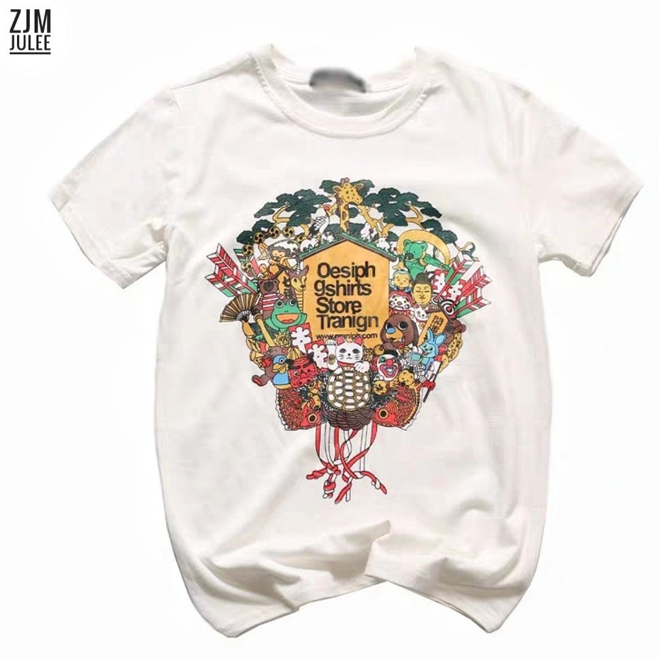 Áo thun nam Họa tiết in chuyển nhiệt - Chất liệu cotton - Áo phông xịn sang chảnh cho mùa hè