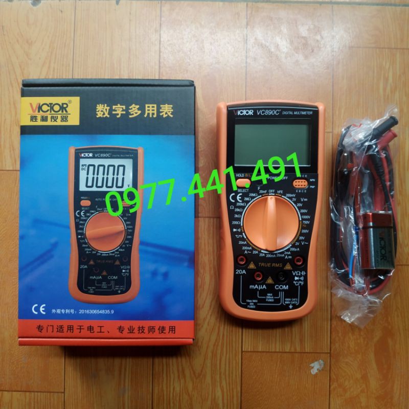 Đồng hồ Victor VC 890C+