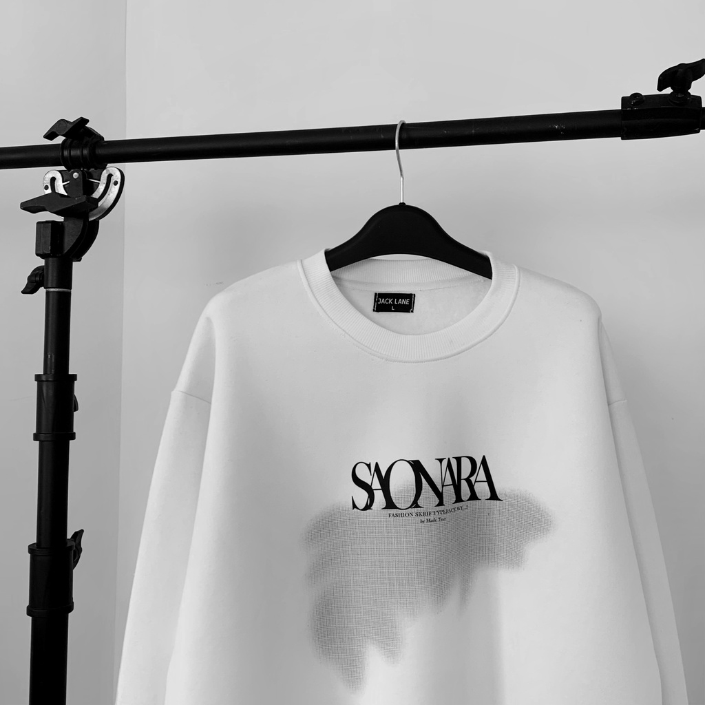 Áo Sweater JL Oversize Saonara, JACKLANE, Áo nỉ chui đầu Unisex Jack Lane