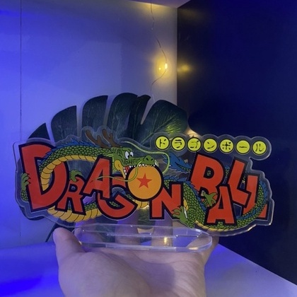 mô hình logo DRAGONBALL 2d, standee logo 7 viên ngọc rông, trang trí sưu tập, trưng bày, quà tặng sinh nhật, kỷ niệm