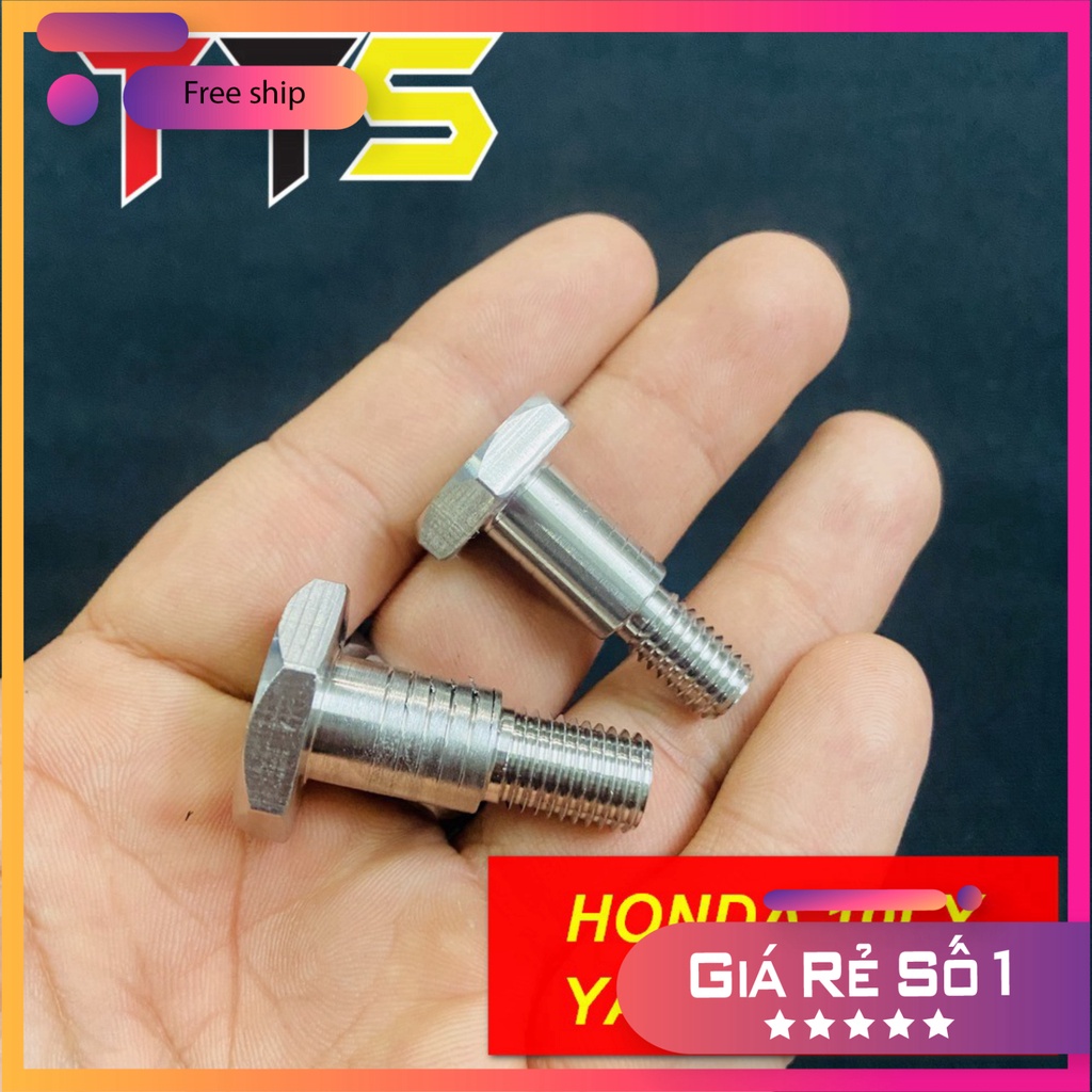 HCM  LÒ XO INOX CHỐNG NGHIÊNG - CHỐNG ĐỨNG, ỐC CHÂN CHỐNG CHO XE YAMAHA EXCITER CÁC ĐỜI ĐỒ CHƠI XE MÁY GIÁ SỈ