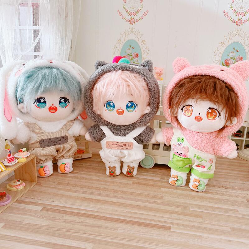 Bộ 20 Áo Sweater Cotton Hình Động Vật Xinh Xắn Dành Cho Búp Bê 20cm