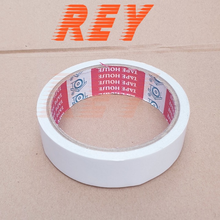 COMBO 6 Cuộn Băng keo 2 mặt dày đẹp nhiều size 12mm, 24mm, 48mm