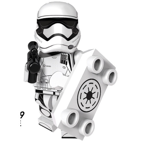 Hàng mới, Đồ chơi mô hình nhân vật Minifigures - Star Wars, Trooper PG8097