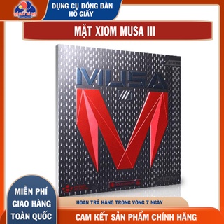 Mặt vợt bóng bàn xiom musa iii công nghệ hyper elasto made in germany 79-045