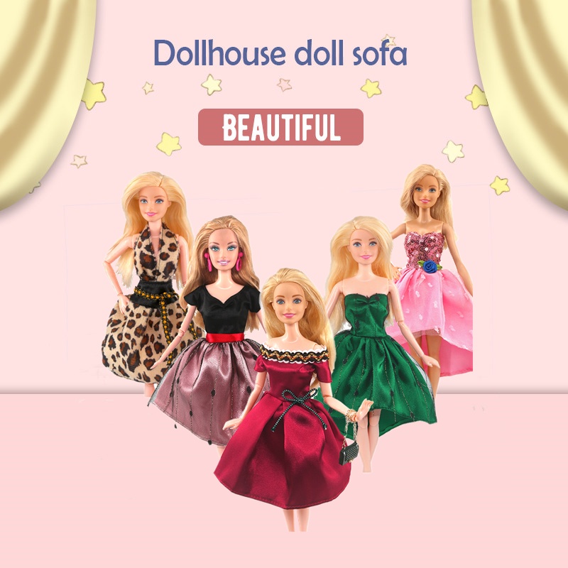 Đầm Đồ Chơi Búp Bê Thời Trang Ts1Szdoll 30cm Tỉ Lệ 1/6