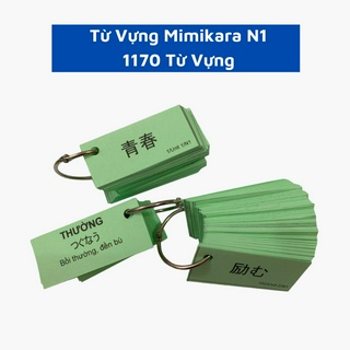 Flashcard từ vựng tiếng nhật mimikara n1 - 1170 từ vựng - thẻ học từ vựng mimikara n1