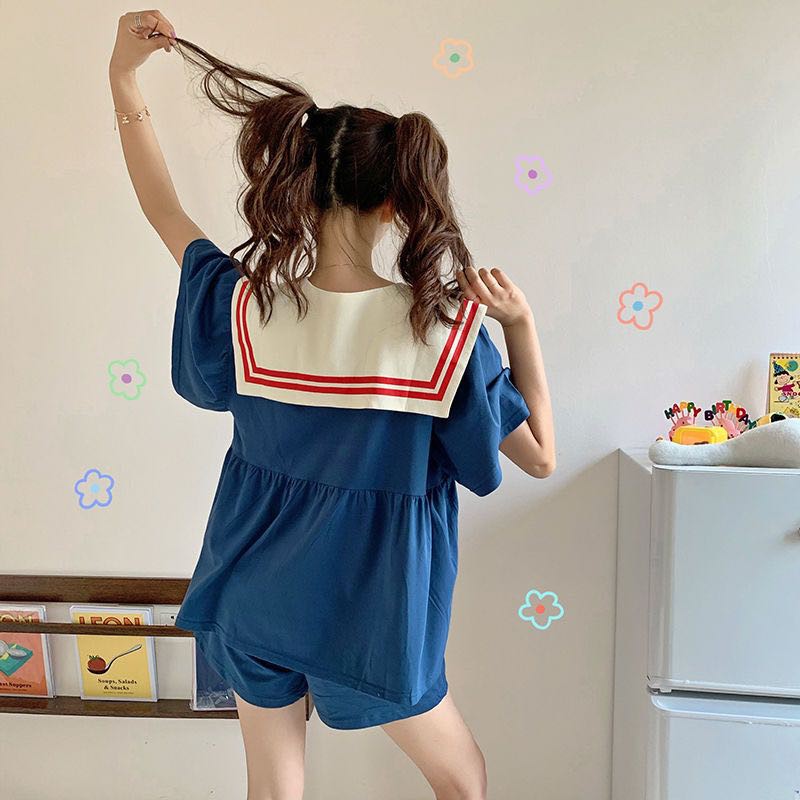 Bộ Đồ Ngủ Dáng Rộng In Hình Thủy Thủ Mặt Trăng Dễ Thương | BigBuy360 - bigbuy360.vn