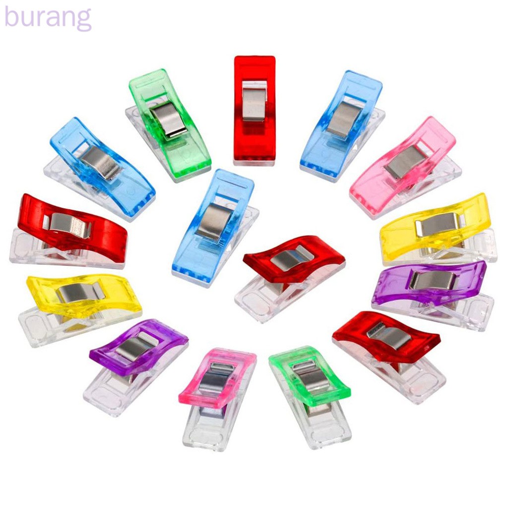 Set 25 kẹp nhựa nhiều màu đa năng hỗ trợ may vá