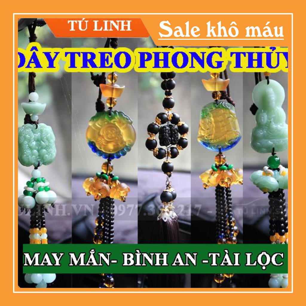 Dây treo phong thủy hình hồ lô, đức phật, tỳ hưu, thuyền buồm... cho ô tô, nhà cửa