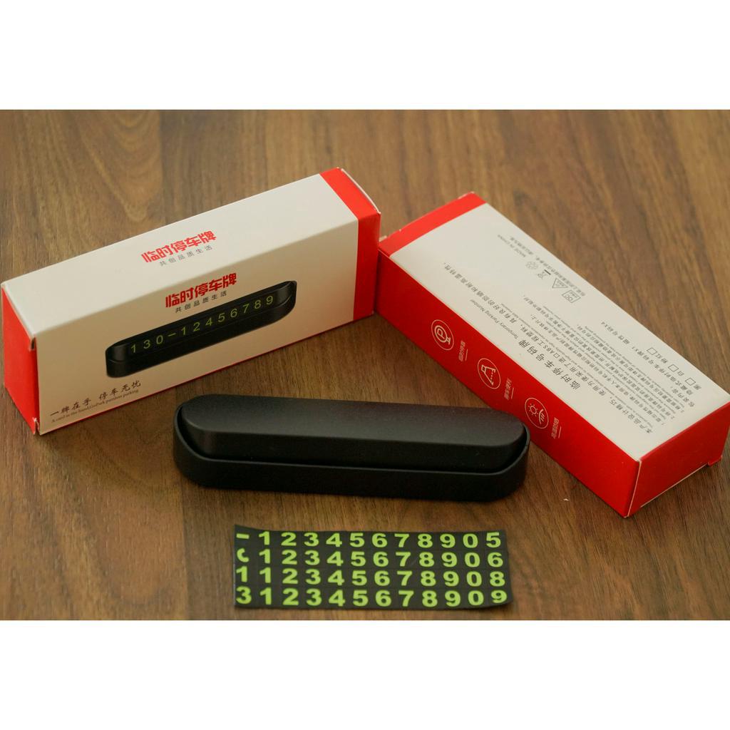 Bảng số điện thoại ô tô, bảng ghi số điện thoại đặt taplo cho xe ô tô.