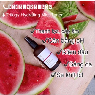 Trilogy Hydrating Mist Toner (100ml)