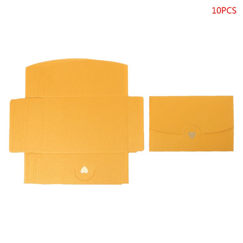 Set 10 Thiệp Mời Đám Cưới Hình Trái Tim