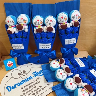 Bó Hoa Gấu Bông Doremon Doraemon