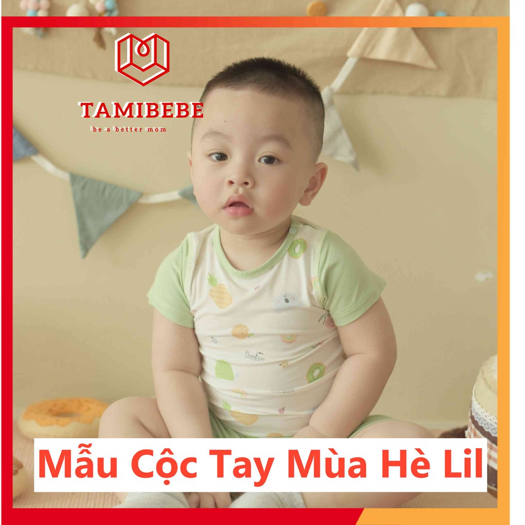 Cộc tay bé trai hãng lil quần áo trẻ em - xả kho - TAMIBEBE