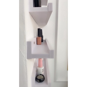 Sét 3 kệ để sơn nail thiết kế máng chữ U  để sơn kiểu hiện đại - đẹp long lanh