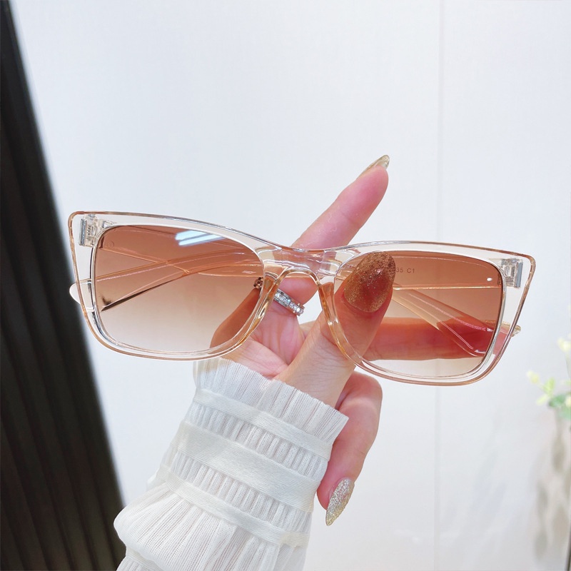 Kính Mát Mắt Mèo Oversize Phong Cách Hip Hop Unisex