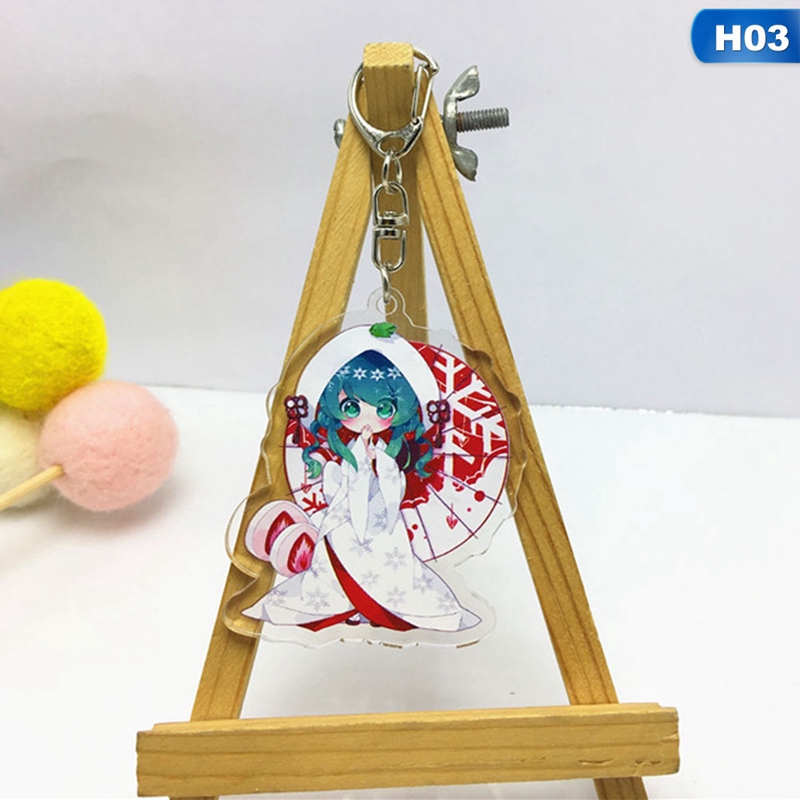 Tmdbyx Móc khóa acrylic hình nhân vật Hatsune Miku đáng yêu dùng làm quà tặng