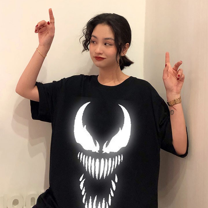 (CÓ VIDEO)ÁO THUN PHẢN QUANG TAY LỠ VENOM