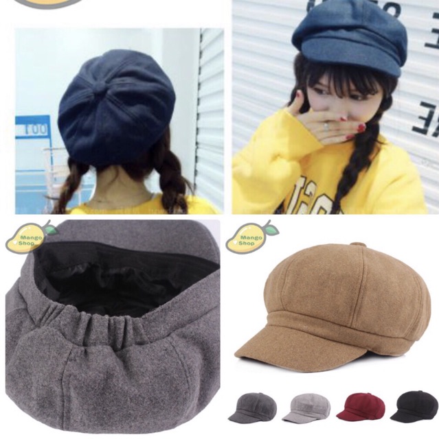 Mũ nồi beret trơn