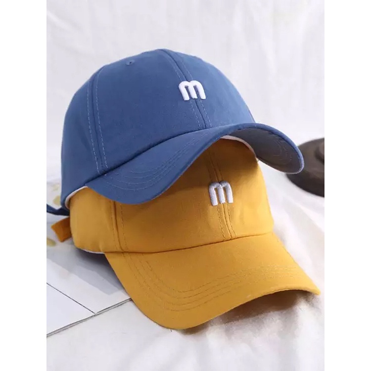 Nón kết thêu chữ M thời trang Hàn Quốc