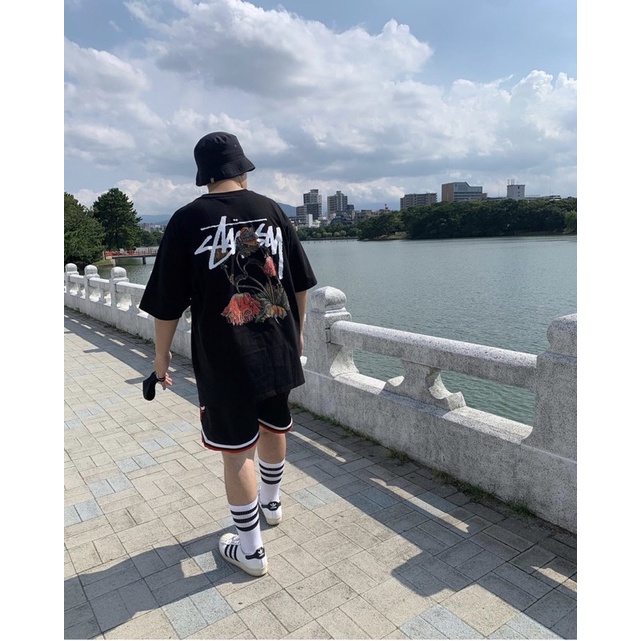 Áo Thun Stussy Withered Flower 100% CÓ SẴN