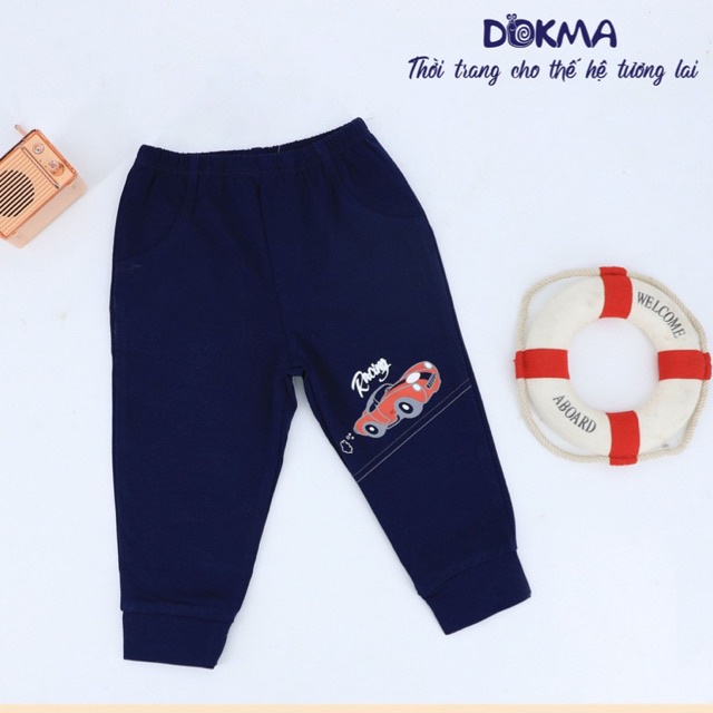 9-36M Quần dài bo ống bé trai Dokma DQ798/776