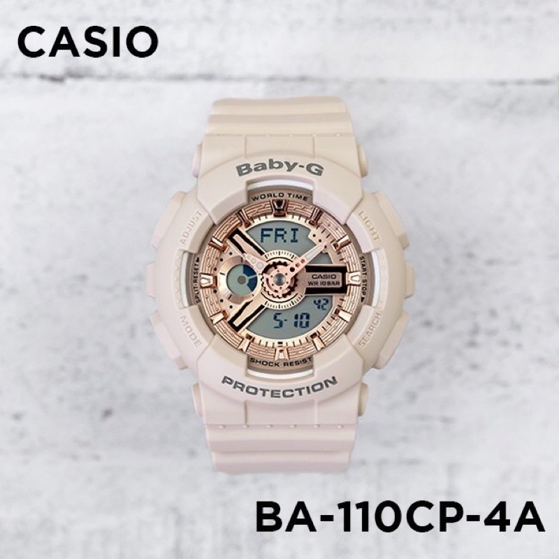 Đồng hồ nữ dây nhựa Casio Baby-G chính hãng MSG-S500G-1ADR