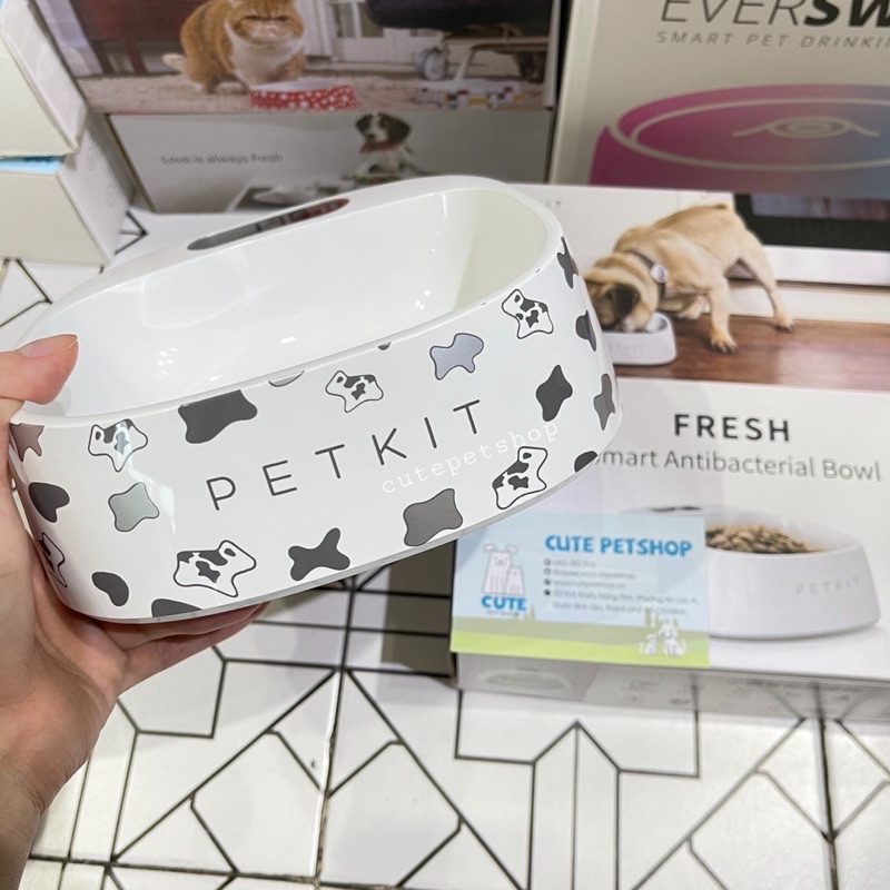 Bát Ăn Uống Thông Minh Kèm Cân Điện Tử Cho Chó Mèo Fresh Smart Antibacterial Bowl Petkit