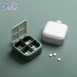 Hộp đựng thuốc chia 4 ngăn nhỏ cho dịp du lịch