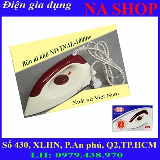 Bàn ủi khô NavinaL-1000w-Xuất xứ Việt Nam
