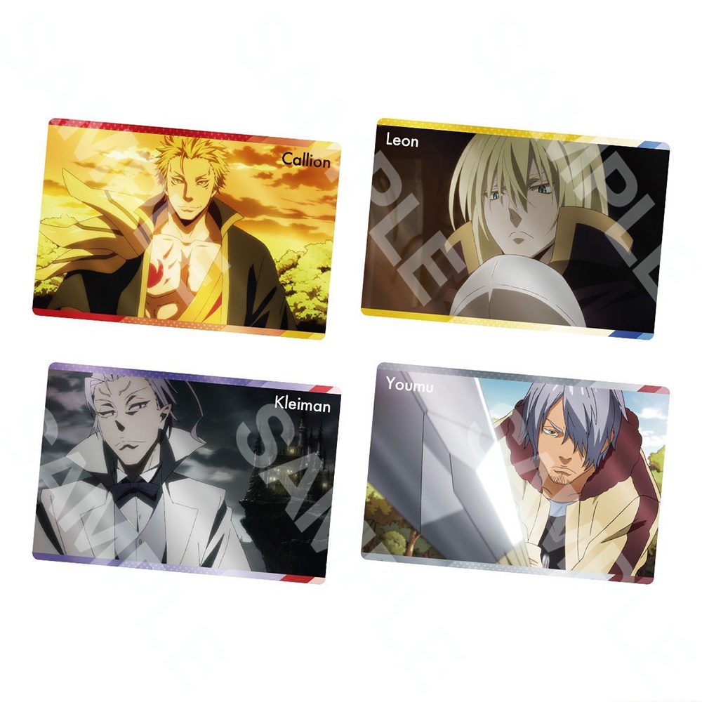 Ảnh card bo góc in hình CHUYỂN SINH THÀNH SLIME Tensei-shitara Slime datta ken M2 thẻ bo viền 5*8cm anime chibi