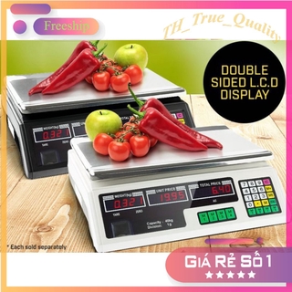 ⚡ Cân điện tử tính tiền 2 mặt loại 40Kg công nghệ Hàn Quốc Dễ dàng sử dụng, tính tiền chính xác Bảo hành 12 Tháng
